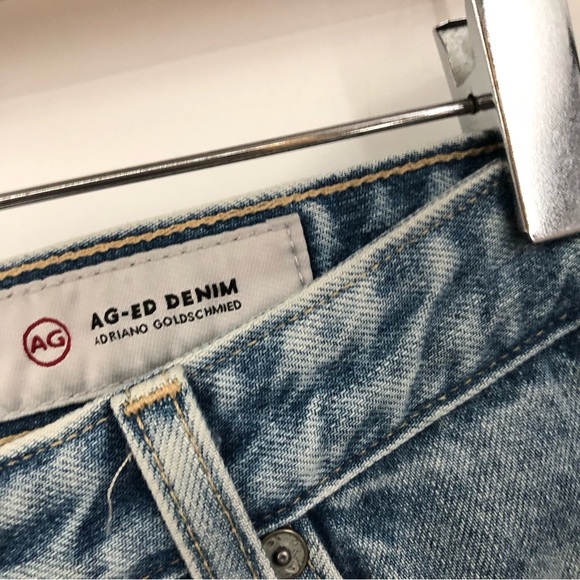 AG 28x29 Phoebe Vintage High Waist Tapered Leg Bohemian Boho Jeans the - Picture 6 of 10